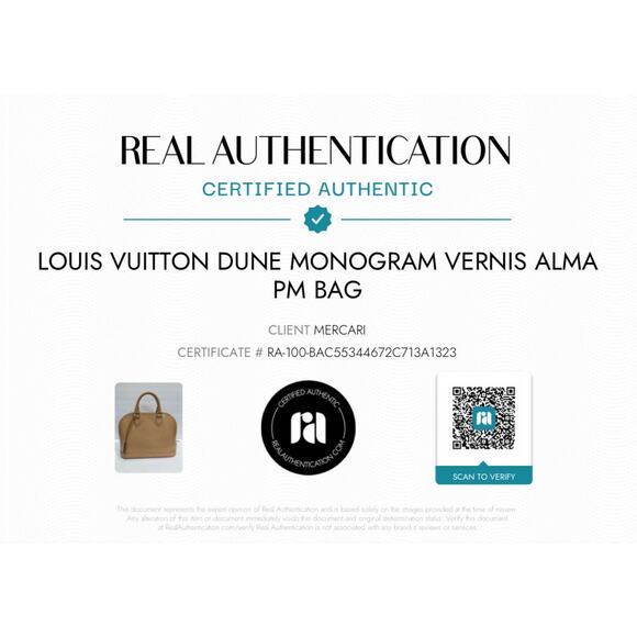 Louis Vuitton Monogram Vernis Alma PM Bag - Picture 2 of 16